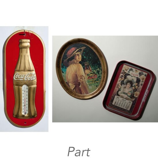Group of Assorted Coca-Cola Trade Items