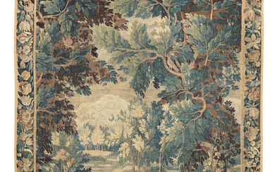 A 17th century verdure tapestry, Flemish