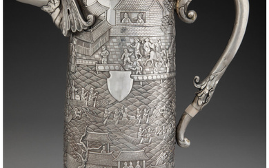 A Chinese Export Silver Pitcher (late 19th/early 20th century)