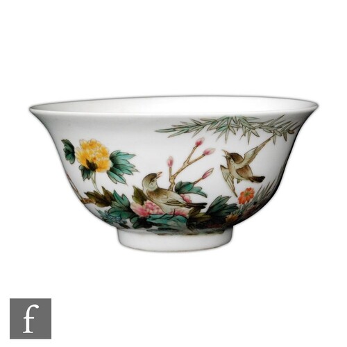 A Chinese famille rose bowl, Qianlong (1736-95) seal mark, b...