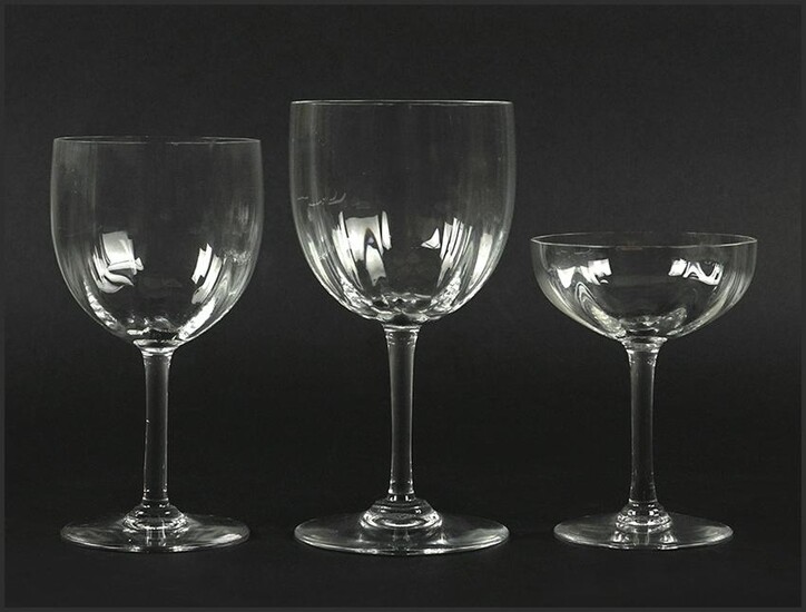 A Collection of Baccarat Stemware.