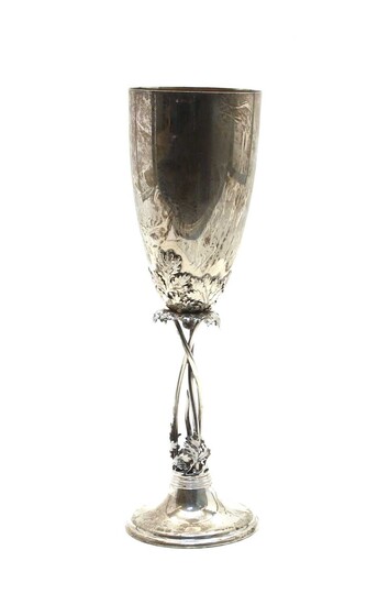 A Continental 835 standard silver goblet