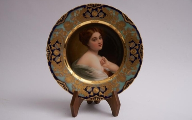 A Fine 19th Century Royal Vienna Portrait Cabinet Plate