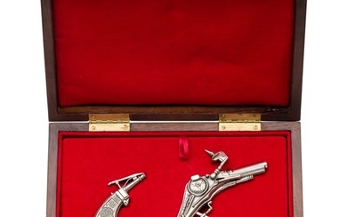 A German miniature wheellock pistol, 20th century