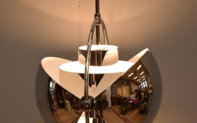 A MULTI LITE PENDANT IN POLISHED CHROME BY GUBI