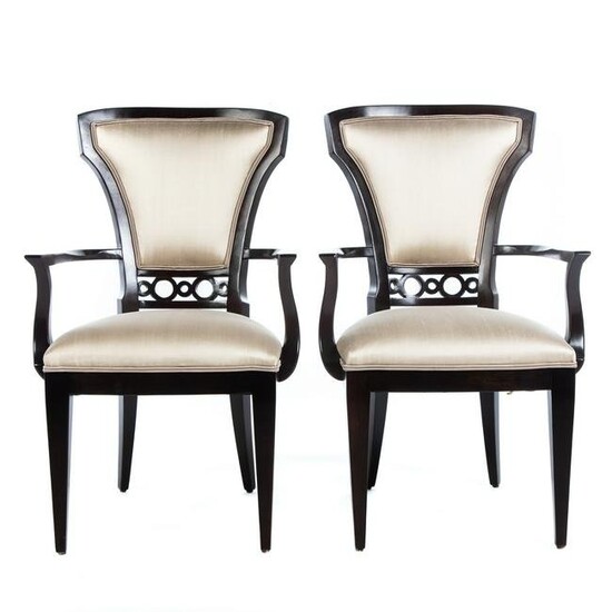 A Pair of Contemporary Arm Chairs