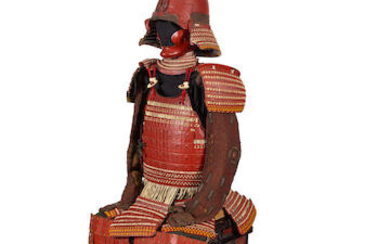 A RED-LACQUER SUIT OF ARMOR
