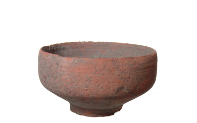 A Roman ceramic footed bowl
