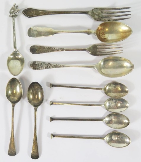 A Selection of Small Silver Flatware, 174g