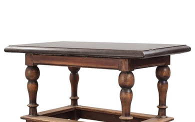 A Swedish Baroque limestone table.