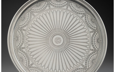 A Tiffany & Co. Silver Footed Cake Platter (1914-1947)