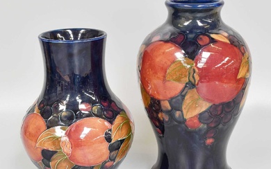 A William Moorcroft "Pomegranate" Pattern Vase, impressed marks and painted...