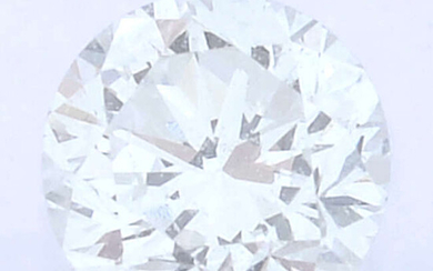 A brilliant cut diamond, weighing 0.31ct. Within IGI security seal