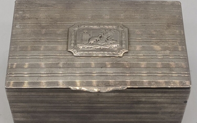A late 19th century French silver box by Boin-Taburet...