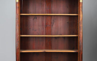 A mahogany bookcase, Empire style, 20th century.