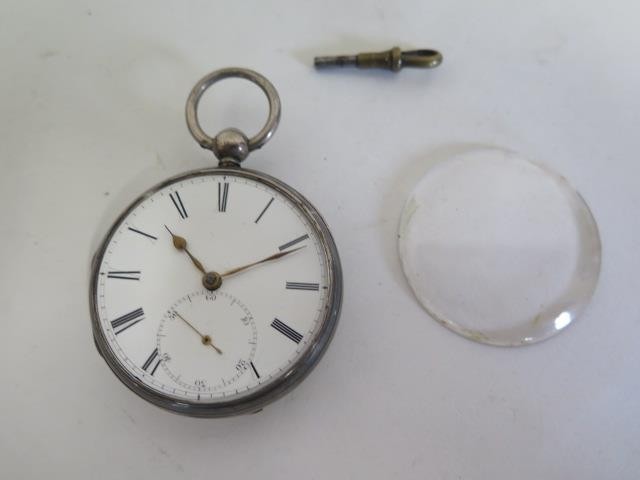 A silver cased pocket watch by Charles Pace, London - fusee ...