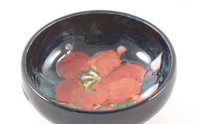 A small Moorcroft Pottery pin dish