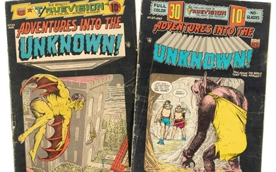 ADVENTURES INTO THE UNKNOWN #s 53 & 57 * Lot of 2 *