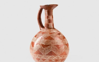 ANCIENT CYPRIOT RED WARE JUG CYPRUS, EARLY / MID BRONZE