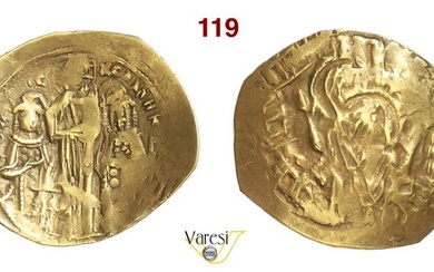ANDRONICO II PALEOLOGO e MICHELE IX (1282-1328) Hyperpyron Costantinopoli D/...