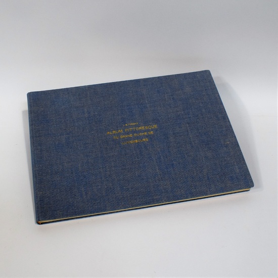 (ART) Jean-Baptiste FRESEZ (1800-1867) : Album pittoresque du Grand-Duché de Luxembourg, Rare Réimpression de 1932...