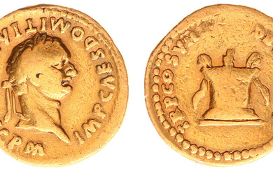 AV Aureus (Rome AD 81, 6.89g) - IMP CAES DOMITIANVS...