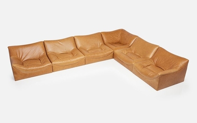 Adrian Pearsall Six-part sectional sofa, 1960s