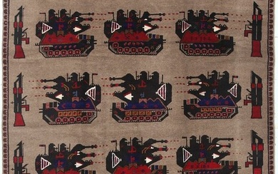 Afghan - unique afghan war rugs - 300 cm - 200 cm