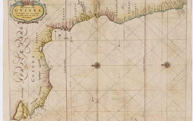 Africa.- Goos (Pieter) Pas-Caart van Guinea en den Custen daer aen gelegen van Cabo verde tot Cabo de Bona Esperanca, [1666].