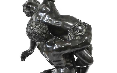 After Giambologna (1529-1608): A Bronze Group of the Rape of...