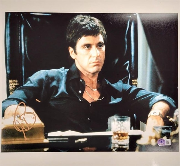 Al Pacino signed Scarface 11x14 photo #12 autograph Beckett BAS Holo