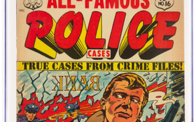All-Famous Police Cases #16 (Star Publications, 1954) CGC VG...