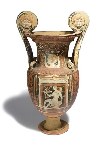 An Apulian red-figure volute krater circa 4th century...