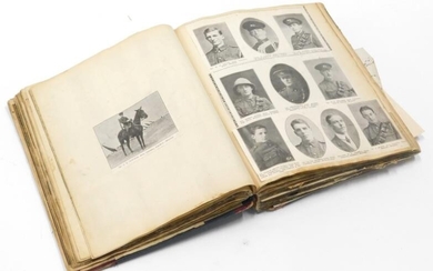 An album of First World War letters, memorial cards...