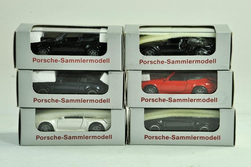 An interesting group of NZG diecast Porsche Models.