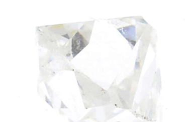 An old-cut diamond, weighing 0.34ct.