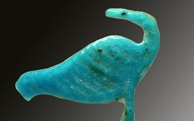 Ancient Egyptian Glass inlay shaped as a bird