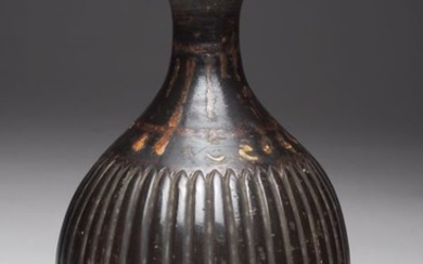 Ancient Greek, Hellenistic Ceramic Gnathia bottle - 11×6.5×0 cm