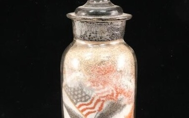 Andrew Clemens Folk Art Sand Bottle