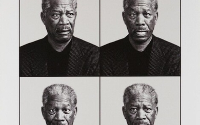 Andy Gotts MBE, British b.1967- Morgan Freeman, 2012; giclée print on 308gsm Fine Art Hahnemühle Photorag, signed and numbered 22/25 in pencil, published with Metro Imaging Ltd., sheet 61.1 x 50.8cm (unframed) (ARR) Provenance: purchased directly...