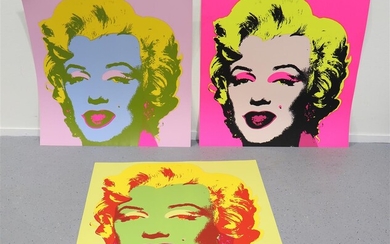 Andy Warhol (1928-1987), ontwerp door, portret van Marilyn Monroe, 3...