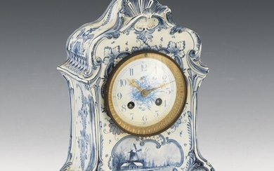 Ansonia Royal Bonn Delft Clock