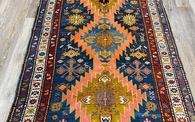 Antique Kazak Caucasian Rug-5165