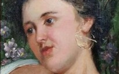 Arturo Stagliano (1870-1936) - Ritratto di donna
