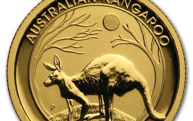 Australia - 15Dollars 2019 Kangaroo - 1/10 oz- Gold