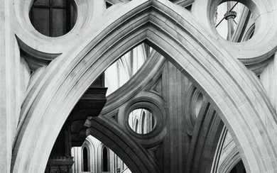BRUCE BARNBAUM - Central Arches, Wells Cathedral, 1980