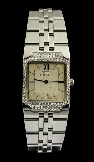 BULGARI ENIGMA SPYDER III diamonds wristwatch