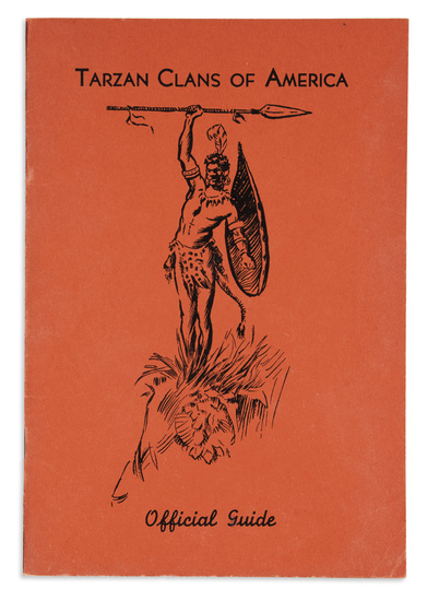 [BURROUGHS, EDGAR RICE.] Official Guide to the Tarzan Clans of America. 8vo, original...