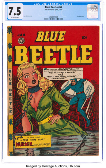 Blue Beetle #52 (Fox Features Syndicate, 1948) CGC VF-...