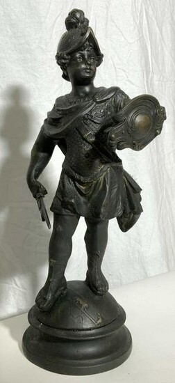 Bronze Figural Soldier Statue
